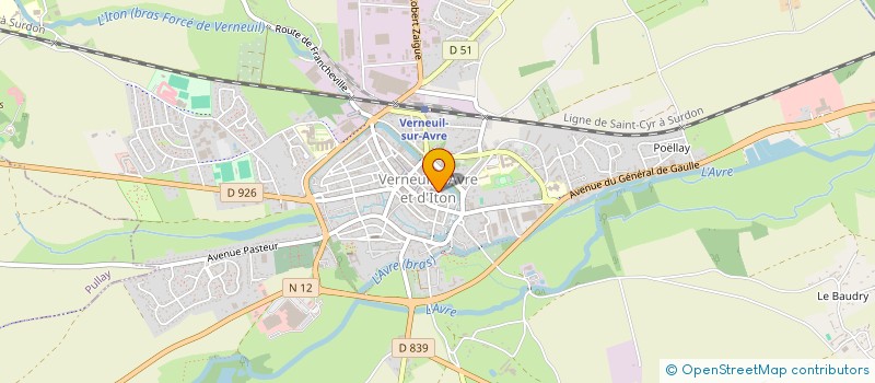 localisation de l'entreprise SPFPL TOLREY  VERNEUIL D'AVRE ET D'ITON