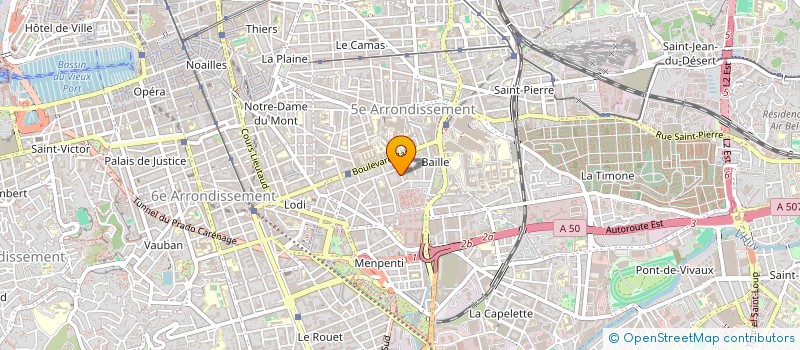 localisation de l'entreprise SPFPL TOMEI à MARSEILLE