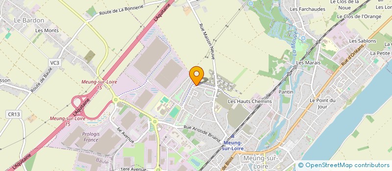 localisation de l'entreprise SPFPL TRAMOY à MEUNG-SUR-LOIRE