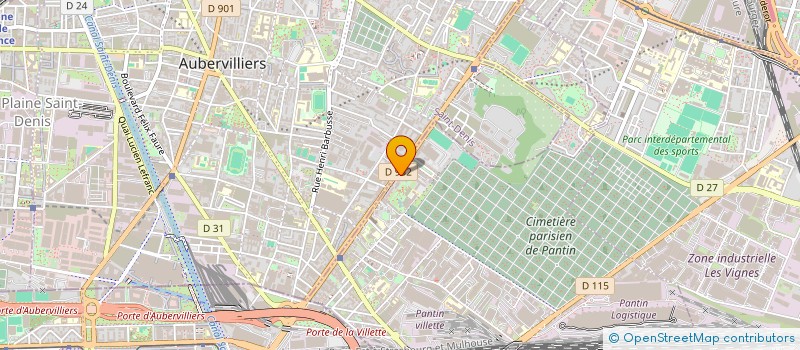 localisation de l'entreprise SPFPL TRAOULI 2  PANTIN