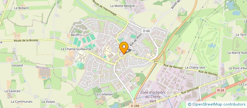 localisation de l'entreprise SPFPL ULJ  LE RHEU