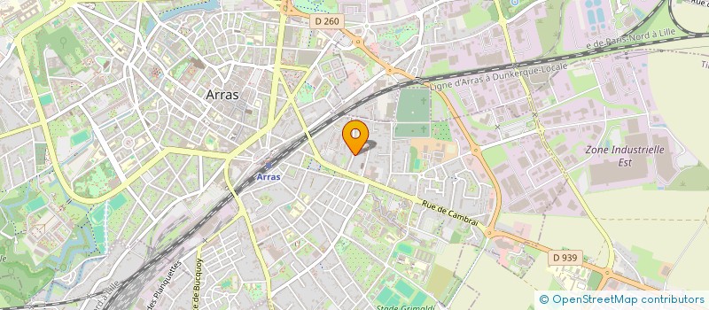 localisation de l'entreprise SPFPL UTREMA à ARRAS