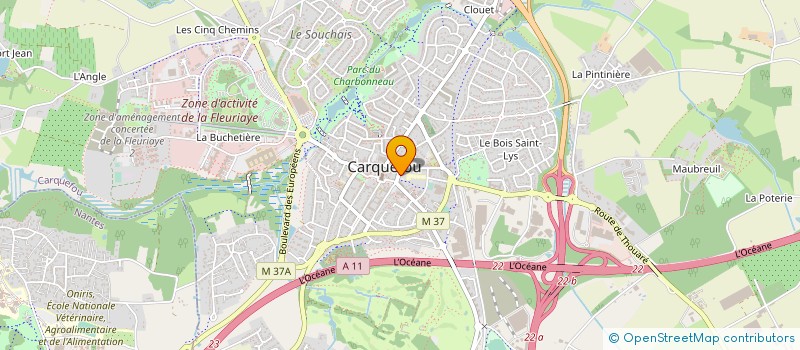 localisation de l'entreprise SPFPL V BAUDELOCQUE  CARQUEFOU