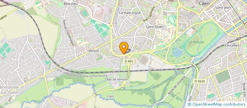localisation de l'entreprise SPFPL V. LEBRETON à CAEN