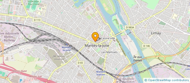 localisation de l'entreprise SPFPL VAL DE SEINE 78  MANTES-LA-JOLIE