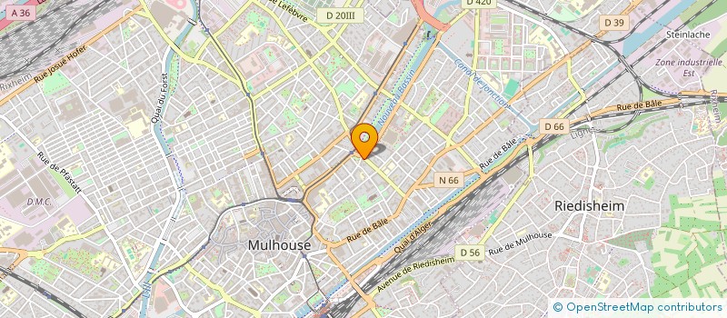 localisation de l'entreprise SPFPL VAL-PHARMA  MULHOUSE