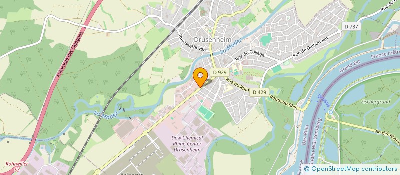 localisation de l'entreprise SPFPL VALHALLA  DRUSENHEIM