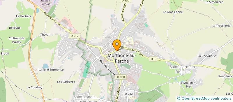 localisation de l'entreprise SPFPL VALTIER à MORTAGNE-AU-PERCHE