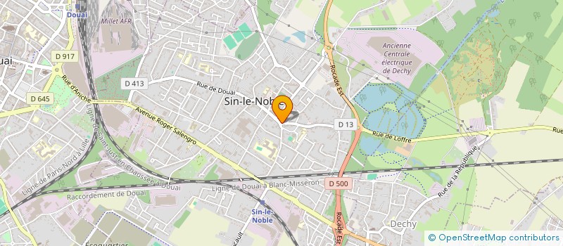 localisation de l'entreprise SPFPL VANHILLE à SIN-LE-NOBLE