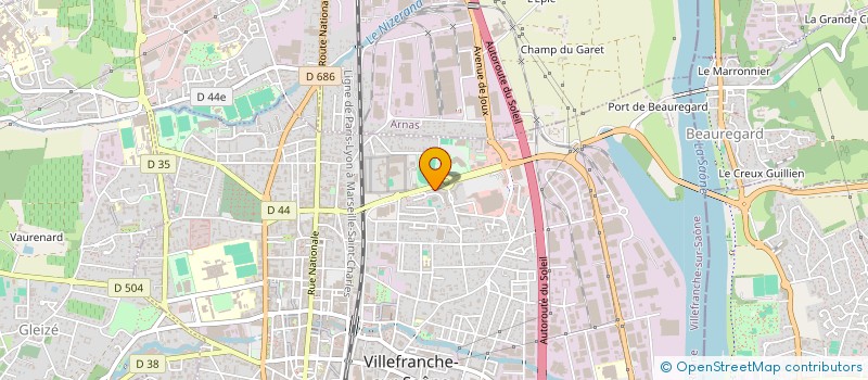 localisation de l'entreprise SPFPL VARRHONE à VILLEFRANCHE-SUR-SAONE