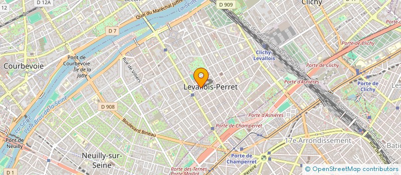 localisation de l'entreprise SPFPL VETDUCY à LEVALLOIS-PERRET