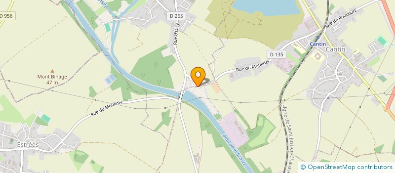 localisation de l'entreprise SPFPL VETIME  CANTIN