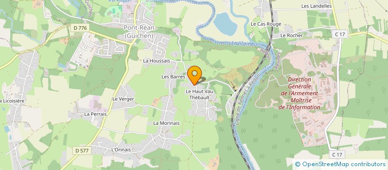 localisation de l'entreprise SPFPL VETOHEDAN  GUICHEN