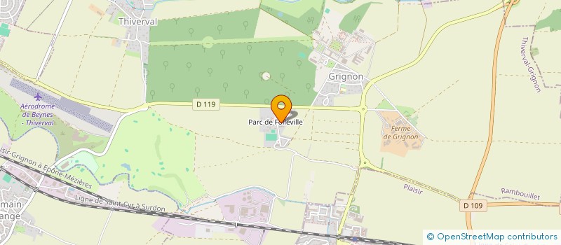 localisation de l'entreprise SPFPL VICTOIRE  THIVERVAL-GRIGNON