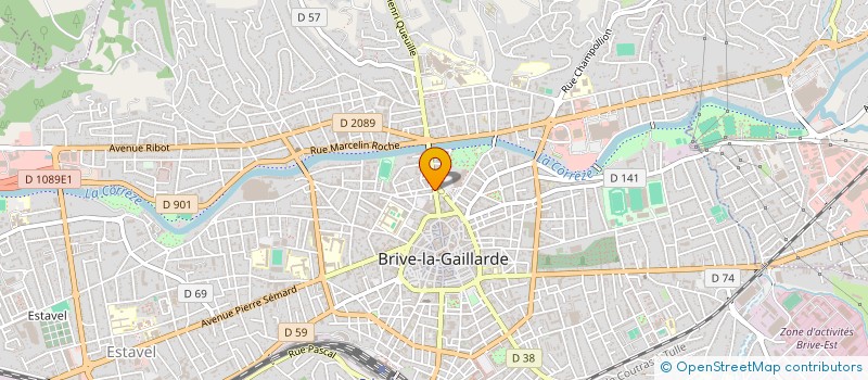 localisation de l'entreprise SPFPL VICTORIA  BRIVE-LA-GAILLARDE