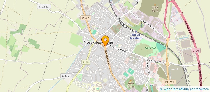 localisation de l'entreprise SPFPL VINCENT ADELE DIT RENSEVILLE  NUX-LES-MINES