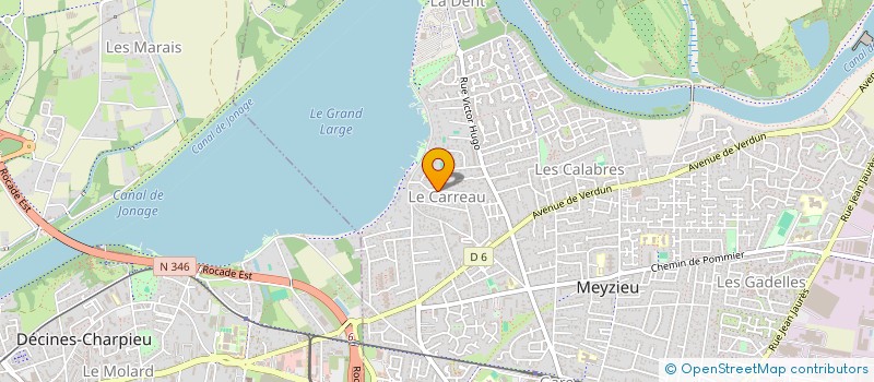 localisation de l'entreprise SPFPL VIRIDIS  MEYZIEU