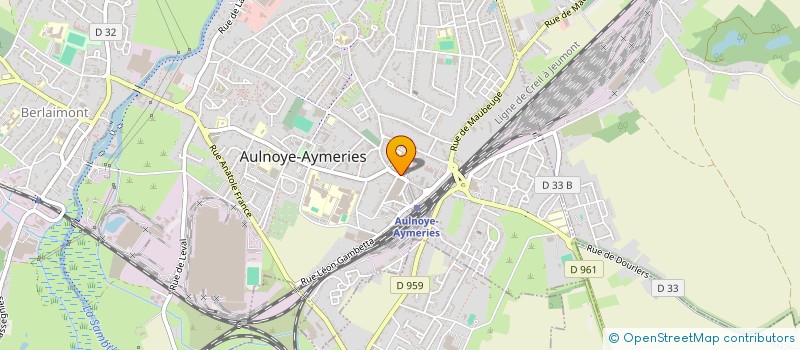 localisation de l'entreprise SPFPL VOLU-R  AULNOYE-AYMERIES