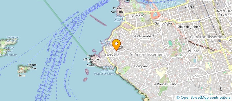 localisation de l'entreprise SPFPL VPUS  MARSEILLE