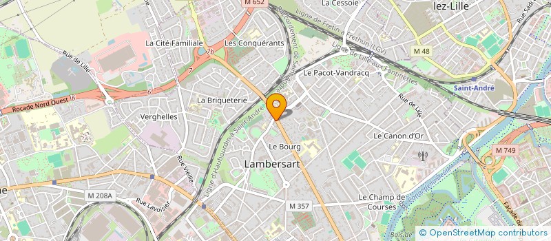 localisation de l'entreprise SPFPL WAMBRE à LAMBERSART