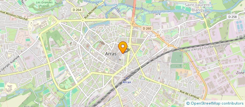 localisation de l'entreprise SPFPL WIBAULT AVOCAT à ARRAS