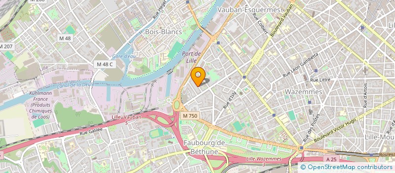 localisation de l'entreprise SPFPL WILPART INVEST à LILLE