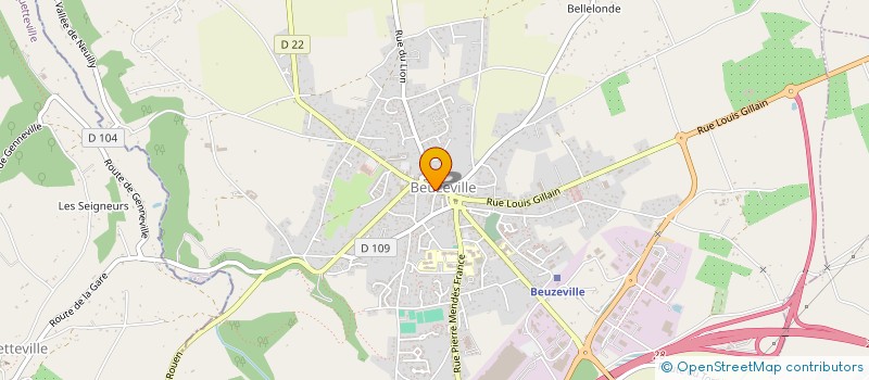 localisation de l'entreprise SPFPL WINKELMANN  BEUZEVILLE