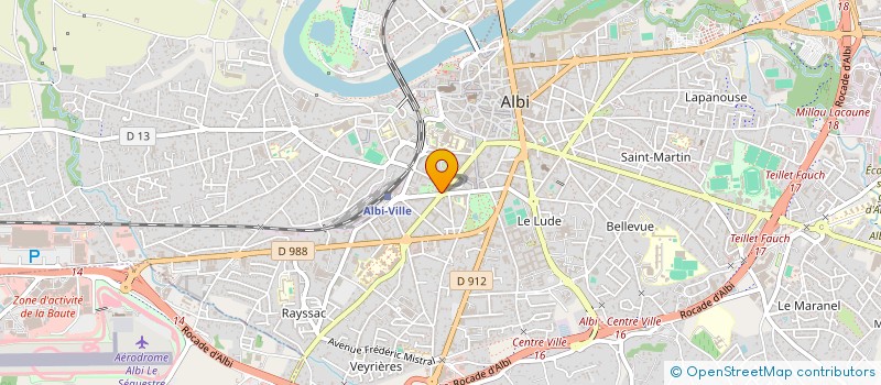 localisation de l'entreprise SPFPL XAVIER DAUTEZAC à ALBI