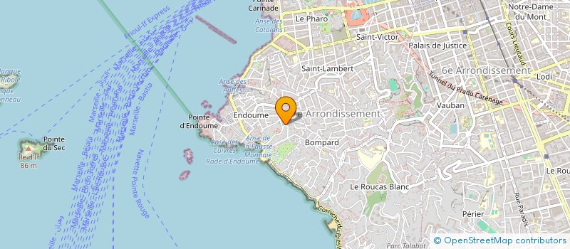 localisation de l'entreprise SPFPL XAVIER LAGRANGE  MARSEILLE