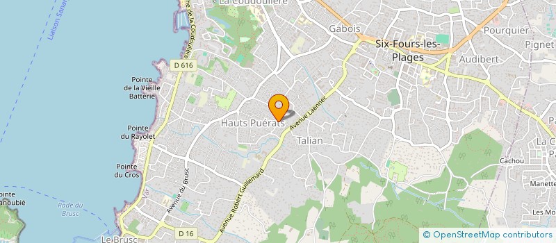 localisation de l'entreprise SPFPL YANNICK CASSISA à SIX-FOURS-LES-PLAGES