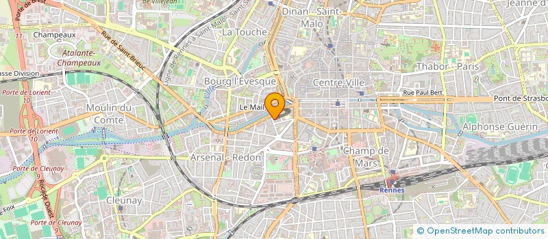 localisation de l'entreprise SPFPL YAS  RENNES