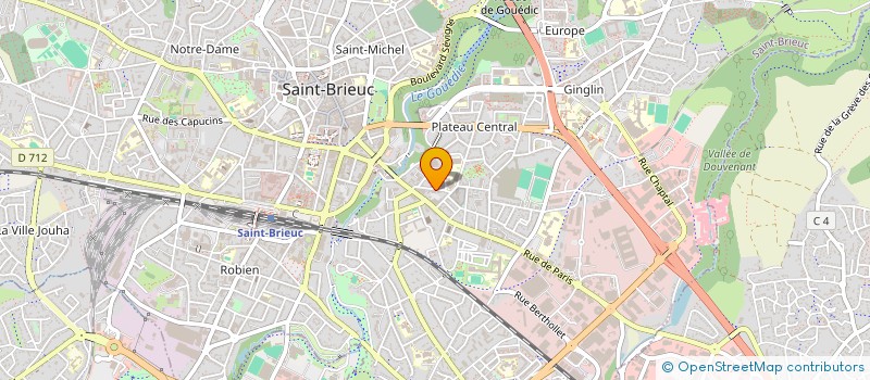 localisation de l'entreprise SPFPL YL. TEPHO à SAINT-BRIEUC