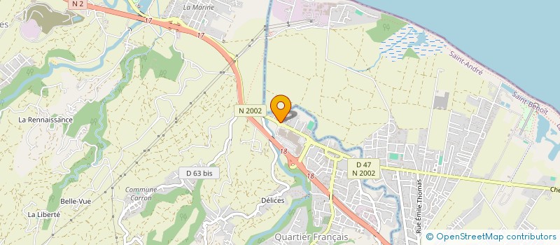 localisation de l'entreprise SPFPL ZAPANDIS  SAINTE-SUZANNE