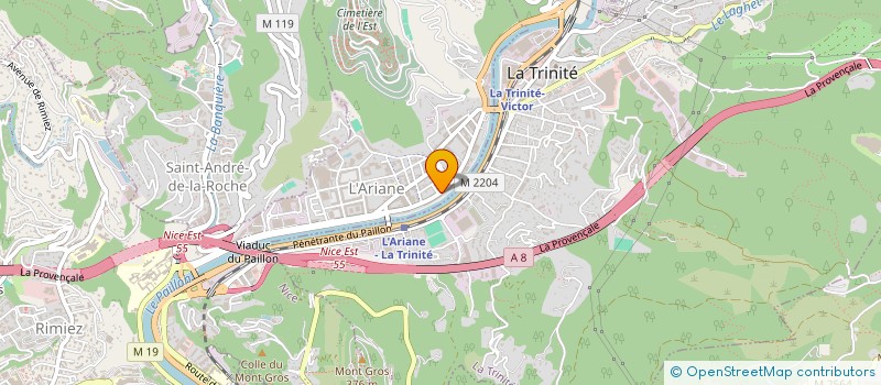 localisation de l'entreprise SPFPL ZAYEN PHARMA à NICE