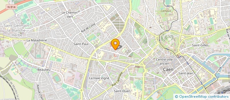 localisation de l'entreprise SPFPLA LOYGUE ET ASSOCIES à CAEN