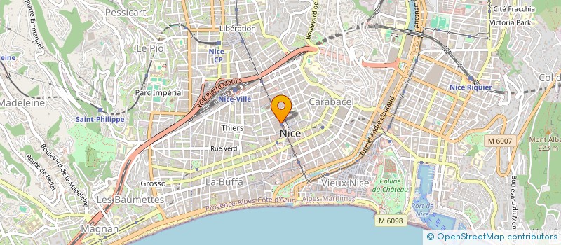 localisation de l'entreprise SPFPLARL DARMON GOFFIN à NICE