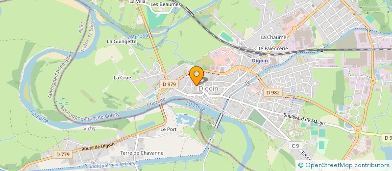 localisation de l'entreprise SPFPLARL DE PHARMACIENS D'OFFICINE - CLEROANI à DIGOIN