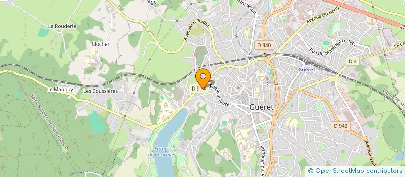 localisation de l'entreprise SPFPLARL DE WEYER à GUERET
