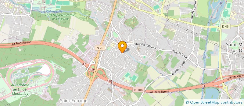 localisation de l'entreprise SPFPLARL INNOCENT-TOCQUEVILLE à LINAS