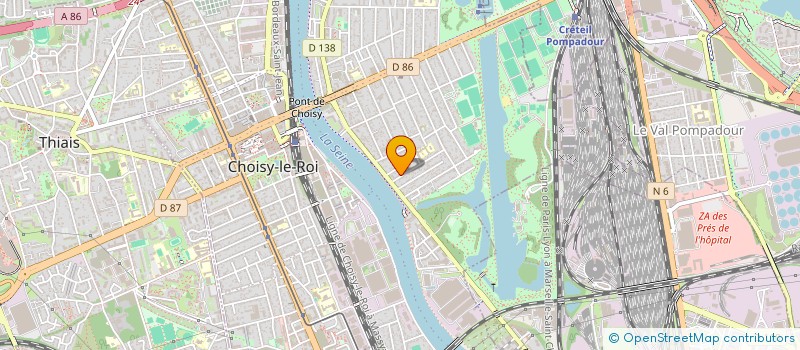localisation de l'entreprise SPFPLARL SENAM SONIA GNAHO à CHOISY-LE-ROI