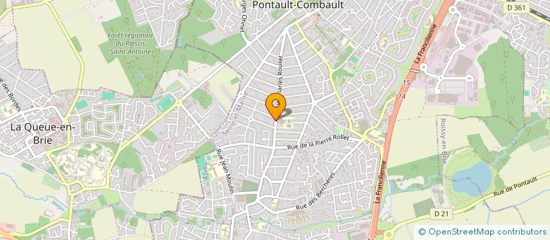 localisation de l'entreprise SPFPLARL TH72 à PONTAULT-COMBAULT
