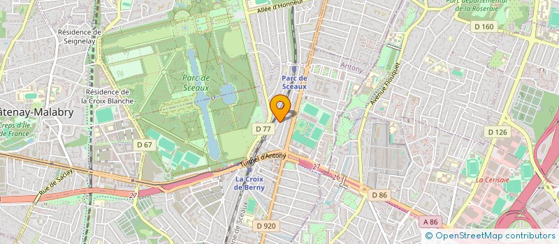 localisation de l'entreprise SPFPLARL VNQ à ANTONY