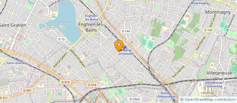 localisation de l'entreprise SPFPLAS AMANI ESSID  ENGHIEN-LES-BAINS