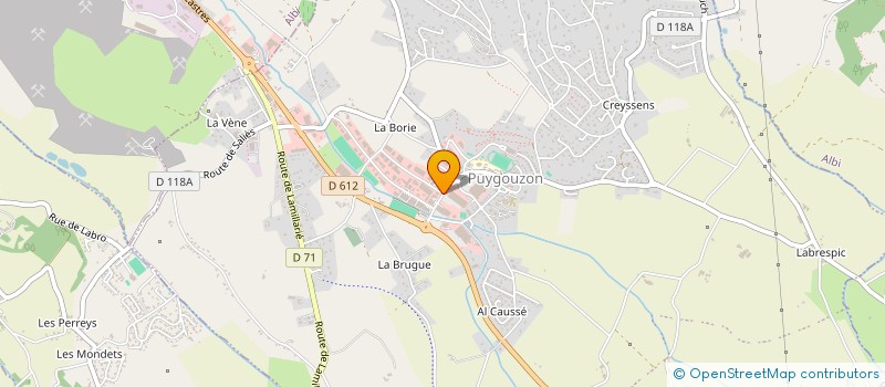 localisation de l'entreprise SPFPLAS ANOA à ALBI