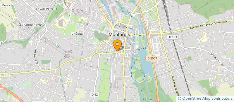 localisation de l'entreprise SPFPLAS DE PHARMACIENS D'OFFICINE MERLIN LEMOINE  MONTARGIS