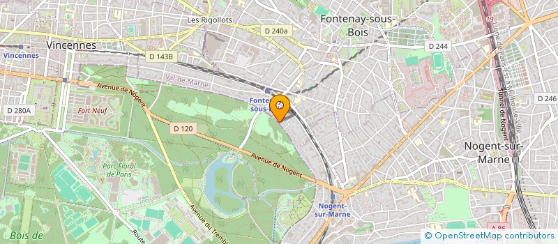 localisation de l'entreprise SPFPLAS DU DOCTEUR DAVID TRAIMAN à FONTENAY-SOUS-BOIS