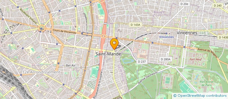 localisation de l'entreprise SPFPLAS EL BAZE  SAINT-MANDE