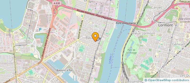 localisation de l'entreprise SPFPLAS GCRL  BORDEAUX