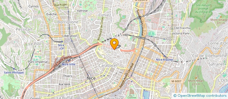 localisation de l'entreprise SPFPLAS JEBALI  NICE