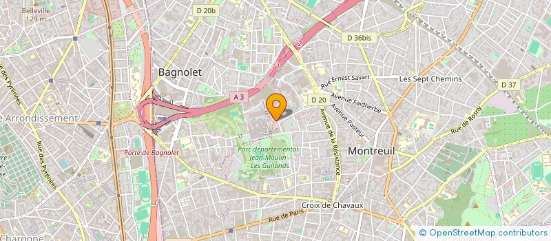 localisation de l'entreprise SPFPLAS KENNOUCHE  MONTREUIL